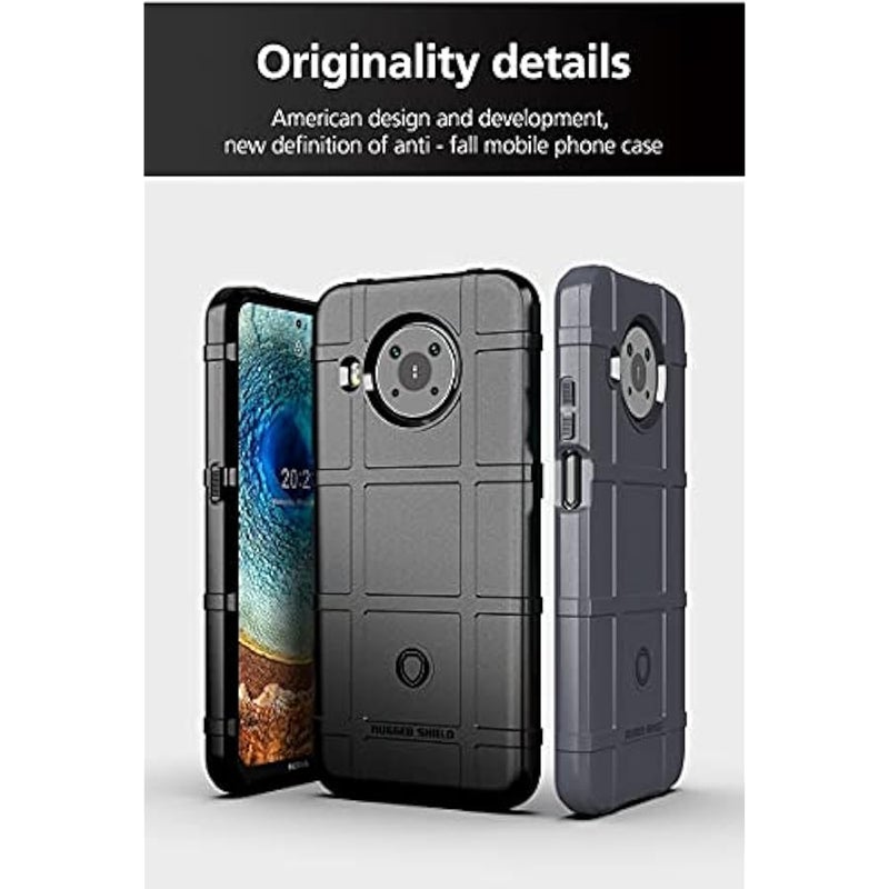 Nokia X10 /Nokia X20 Men Case,Heavy Duty Shockproof Military Grade Drop d Field Case Super Sturdy Bumper Full Body Rugged Hard Cover for Nokia X10 /Nokia X20 HD Black - Image 2